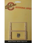 Gibson Historic Creme Neck and Bridge Pickup Ring Set PR035