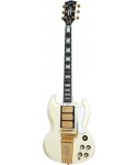 Gibson 1963 Les Paul SG Custom Reissue 3-Pickup w/ Maestro CE Classic White VOS gitara elektryczna