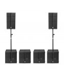HK Audio HK High Performance Pack (2x Linear 3 112FA, 4x L Sub 1500A, 2x K&M M20, 6x covers) – kompletny zestaw nagłośnieniowy