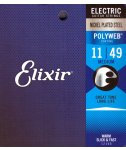 Elixir 12100 Medium (11-49) PW - struny do gitary elektrycznej