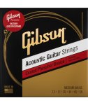 Gibson Coated Phosphor Bronze Acoustic Guitar Strings 13-56 Medium Gauge struny