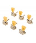 Gibson Vintage Nickel Machine Heads, Yellow Buttons - klucze