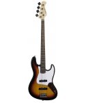 Arrow Louisiana 4 Bass Sunburst Rosewood/white