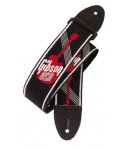 Gibson 2' Woven Strap w/Gibson Logo Red GG600 - pasek