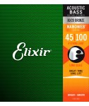 Elixir 14502 NanoWeb Acoustic Bass Light 45-100 struny basowe akustyczne