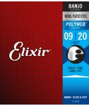 Elixir 11600 Light (9-20) PolyWeb struny do banjo