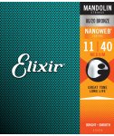 Elixir 11525 Medium 11 Mando 8020 NanoWeb - struny do mandoliny